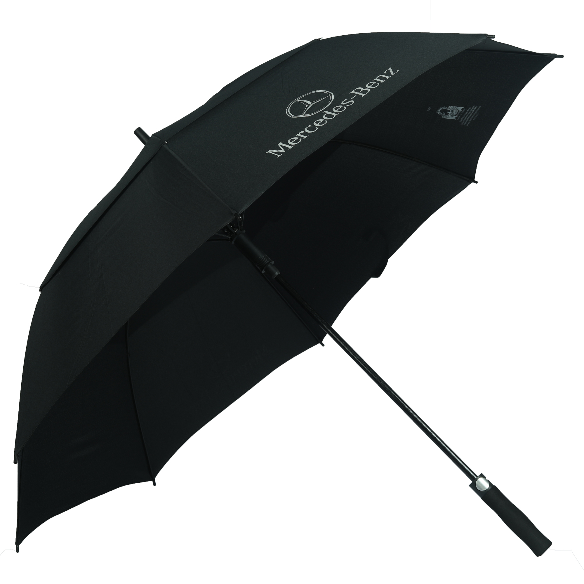 COLOMBO UMBRELLAS Golf Umbrella with Wind Cutter, Benz,BLACK-13A