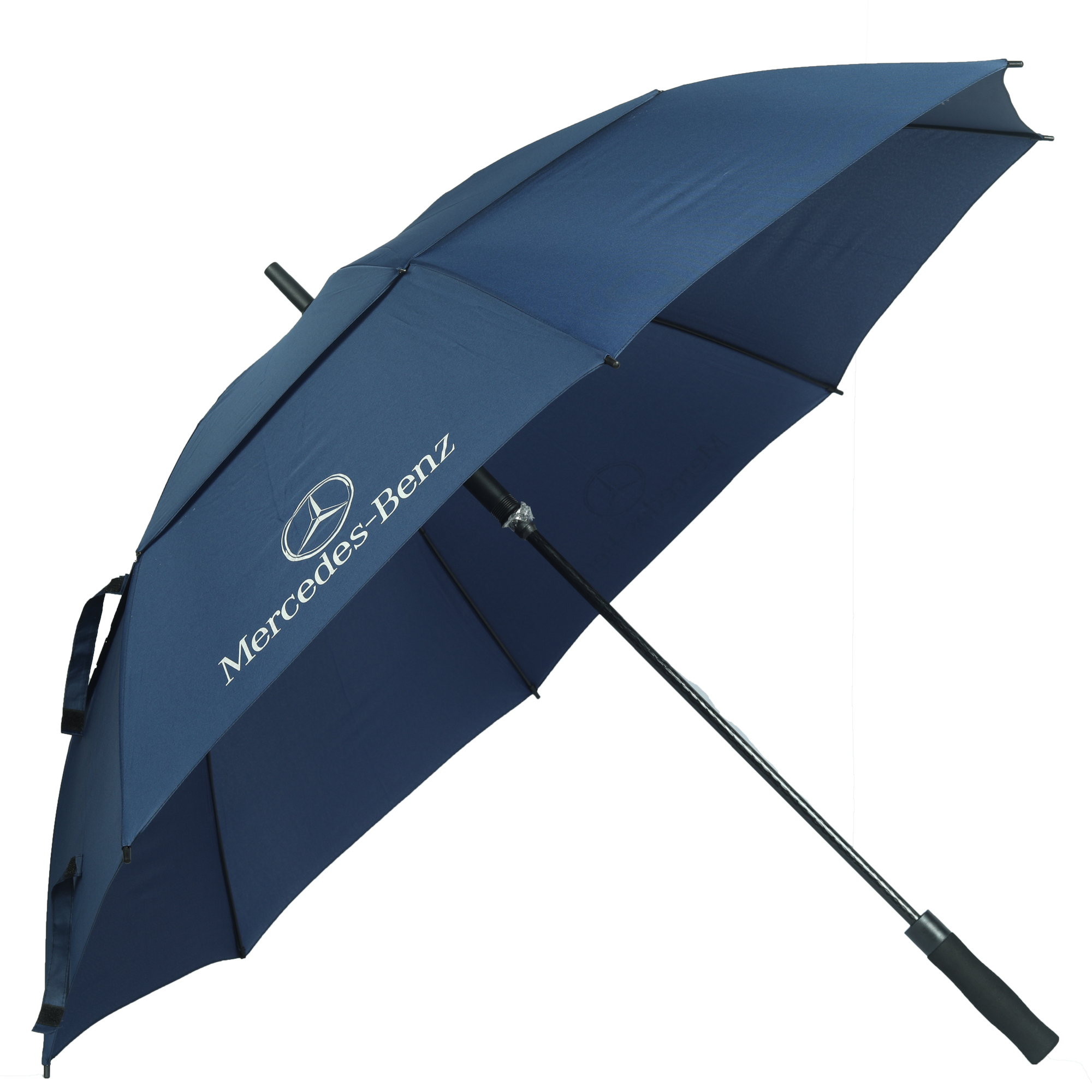 COLOMBO UMBRELLAS Golf Umbrella with Wind Cutter, Benz,Blue-13B