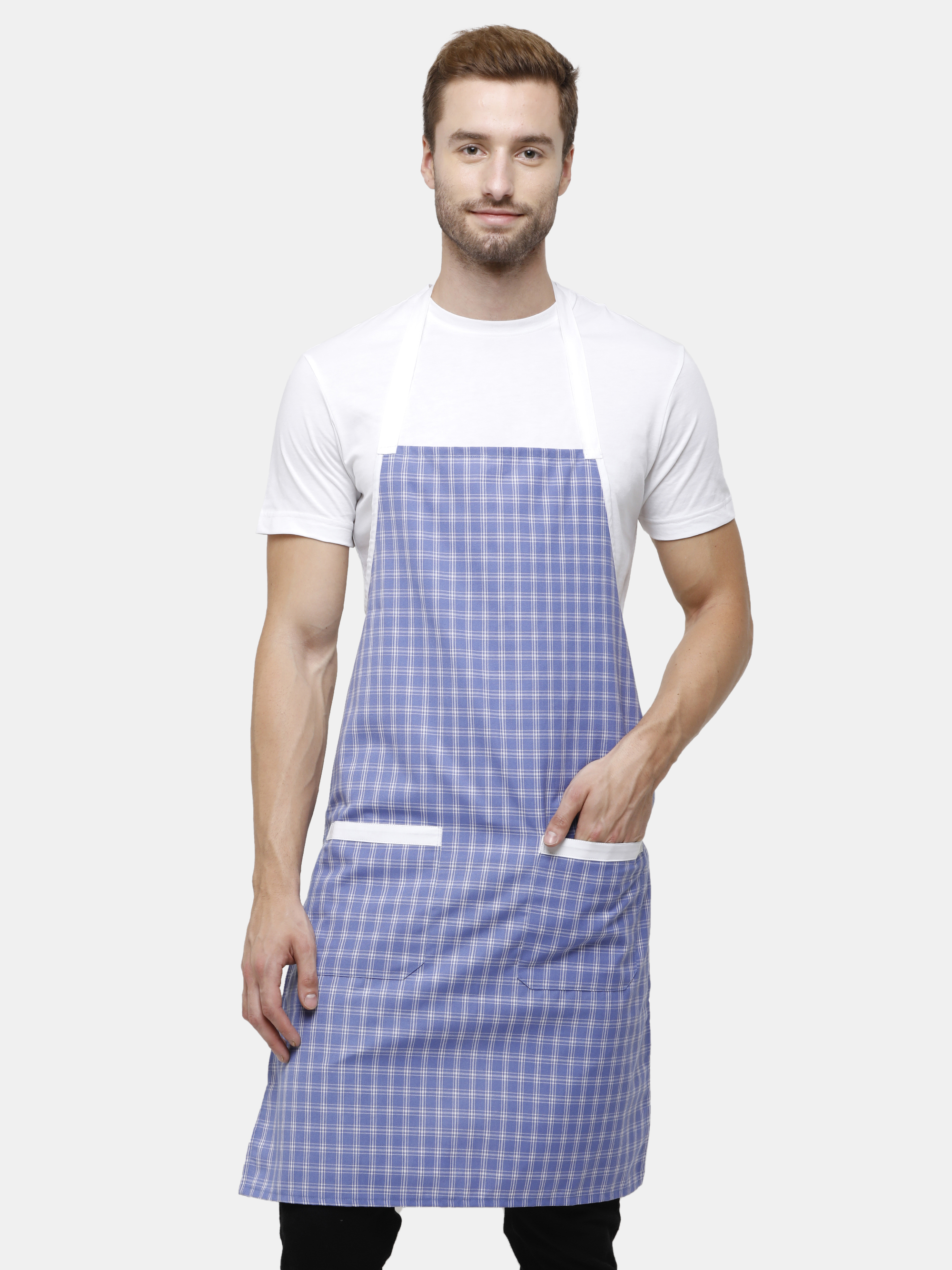 APRON WITH PIPING